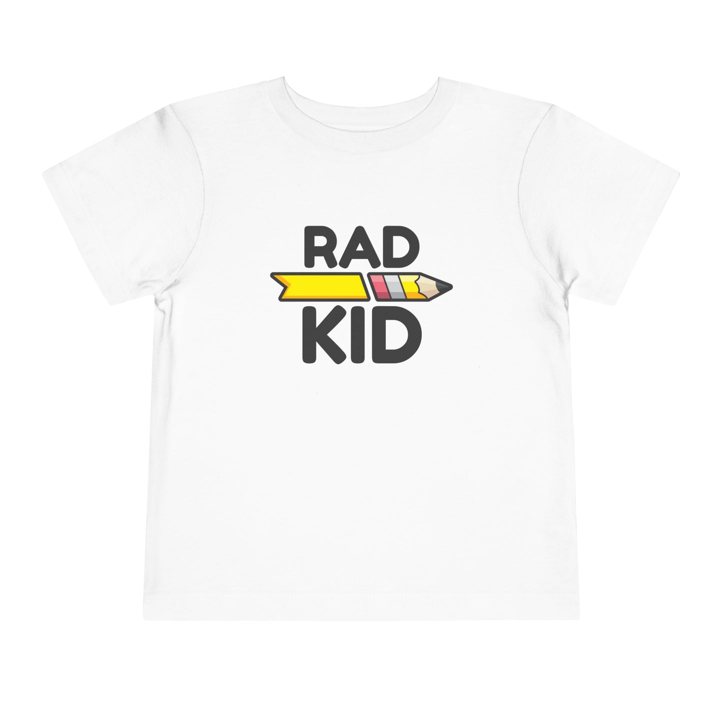 "RAD KID" SQUAD Toddler Short Sleeve Tee Shirt