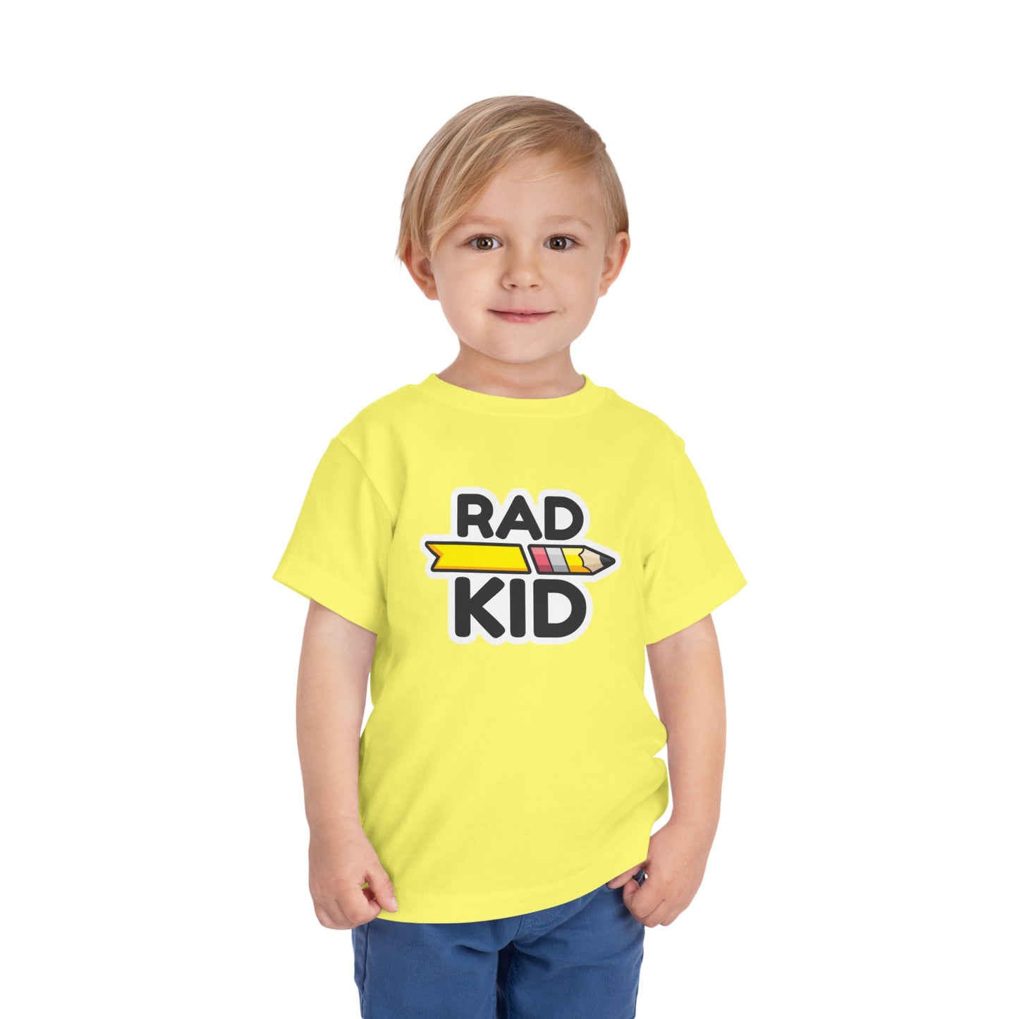 "RAD KID" SQUAD Toddler Short Sleeve Tee Shirt