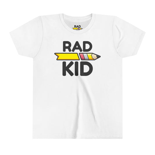 "RAD KID" SQUAD Youth Short Sleeve Tee Shirt