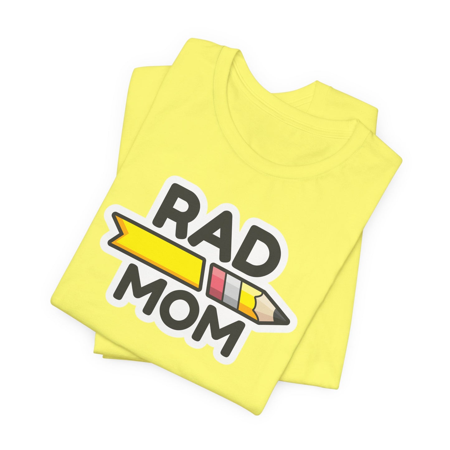 "RAD MOM" SQUAD Jersey Short Sleeve Tee